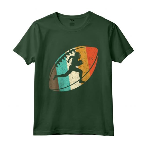 Maglia retrò Quaterback del giocatore di football americano - T-shirt vintage per tifosi e giocatori - Ideale per Natale o compleanno