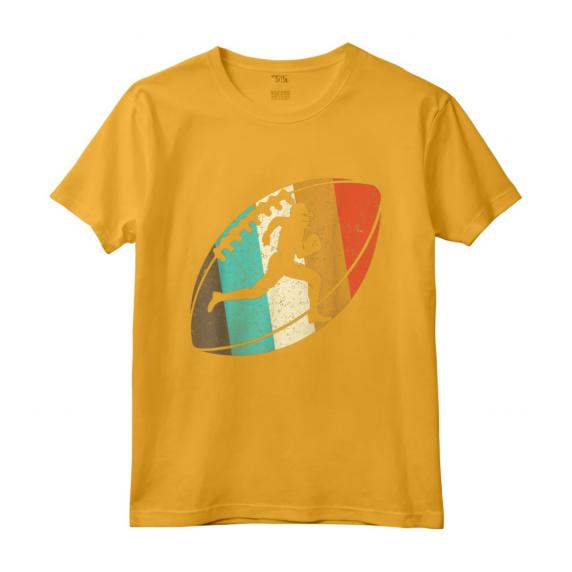 Maglia retrò Quaterback del giocatore di football americano - T-shirt vintage per tifosi e giocatori - Ideale per Natale o compleanno