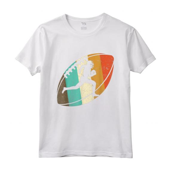 Maglia retrò Quaterback del giocatore di football americano - T-shirt vintage per tifosi e giocatori - Ideale per Natale o compleanno