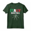Italia Pallacanestro Maglia - Bandiera Italiana Sport Lovers Maglietta - Forza Italia Basket - Ideale per Tifosi e Giocatori di Basket