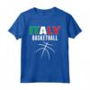 Italia Pallacanestro Maglia - Bandiera Italiana Sport Lovers Maglietta - Forza Italia Basket - Ideale per Tifosi e Giocatori di Basket