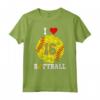 Softball Numero #16 - Softball Amante Regalo Vintage Retro Maglietta - Ideale per appassionati e giocatori di softball