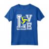 Regalo di Pallavolo - Love Volleyball Sports Maglietta per Squadra e Beach Volley - Ideale per Giocatori Appassionati