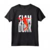 Pallacanestro Slam-Dunk Maglietta - Design Chic per gli Amanti del Basket - Ideale come Regalo per B-Day o X-Mas