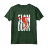 Pallacanestro Slam-Dunk Maglietta - Design Chic per gli Amanti del Basket - Ideale come Regalo per B-Day o X-Mas