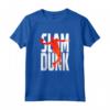 Pallacanestro Slam-Dunk Maglietta - Design Chic per gli Amanti del Basket - Ideale come Regalo per B-Day o X-Mas