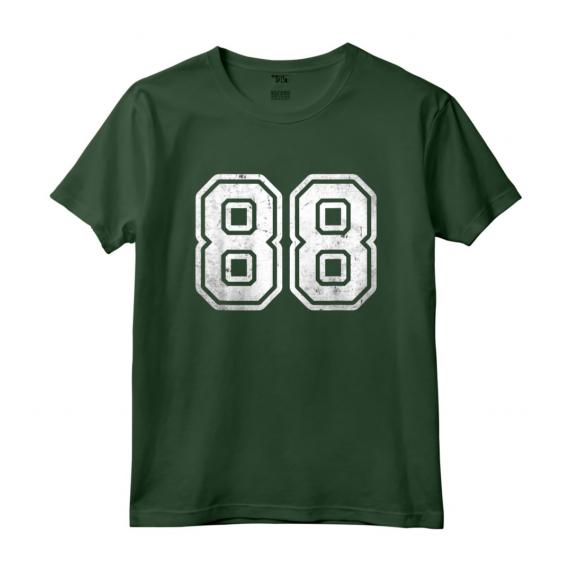 Numero n. 88 Numero Grunge Vintage Bianco Maglietta - Ideale per Eventi Sportivi e Fan - Acquista online