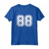 Numero n. 88 Numero Grunge Vintage Bianco Maglietta - Ideale per Eventi Sportivi e Fan - Acquista online