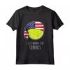 Maglie da Tennis per Uomo Giocatore | Voglio solo giocare a Tennis Maglietta - Ideale per Appassionati e Squadre di Tennis negli Stati Uniti