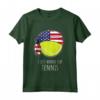 Maglie da Tennis per Uomo Giocatore | Voglio solo giocare a Tennis Maglietta - Ideale per Appassionati e Squadre di Tennis negli Stati Uniti