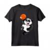 Basket Panda Slam Dunk Divertenti - Maglietta Sportiva per Bambini e Adulti - Ideale per Compleanni e Feste