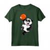 Basket Panda Slam Dunk Divertenti - Maglietta Sportiva per Bambini e Adulti - Ideale per Compleanni e Feste