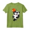 Basket Panda Slam Dunk Divertenti - Maglietta Sportiva per Bambini e Adulti - Ideale per Compleanni e Feste