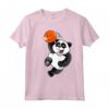 Basket Panda Slam Dunk Divertenti - Maglietta Sportiva per Bambini e Adulti - Ideale per Compleanni e Feste