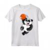 Basket Panda Slam Dunk Divertenti - Maglietta Sportiva per Bambini e Adulti - Ideale per Compleanni e Feste