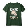 La boxe mi rende felice - Maglietta boxer per gli amanti dello sport - Ideale come regalo di Natale o compleanno