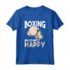 La boxe mi rende felice - Maglietta boxer per gli amanti dello sport - Ideale come regalo di Natale o compleanno