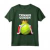 Tennis Queen | Maglietta da Tennis per Ragazze - Ideale per Giocatrici e Appassionate di Tennis