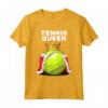 Tennis Queen | Maglietta da Tennis per Ragazze - Ideale per Giocatrici e Appassionate di Tennis