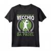 Padelista Vecchio Con Racchetta Da Padel Tennis Maglietta - Design Professionale per Giocatori di Padel Tennis - Idea Regalo per Amanti dello Sport