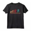 Hockey Player Human Evolution - T-shirt Retro USA Ice per giocatori di Hockey - Regalo Unico per Appassionati di Sport
