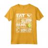 EAT SLEEP PADEL REPEAT - Maglietta da Padel Indoor per Giocatori e Appassionati - Ideale per Club di Padel