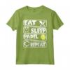 EAT SLEEP PADEL REPEAT - Maglietta da Padel Indoor per Giocatori e Appassionati - Ideale per Club di Padel