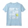 EAT SLEEP PADEL REPEAT - Maglietta da Padel Indoor per Giocatori e Appassionati - Ideale per Club di Padel