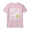 EAT SLEEP PADEL REPEAT - Maglietta da Padel Indoor per Giocatori e Appassionati - Ideale per Club di Padel