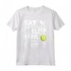 EAT SLEEP PADEL REPEAT - Maglietta da Padel Indoor per Giocatori e Appassionati - Ideale per Club di Padel
