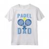 Festa Del Papà - Sono Il Papà Del Padel Maglietta Tennis - Idea Regalo per Amanti del Padel