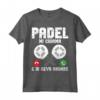 Padel mi chiama e io devo andare - Padel Tennis Maglietta per Appassionati - Idea Regalo per Amanti del Padel