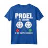 Padel mi chiama e io devo andare - Padel Tennis Maglietta per Appassionati - Idea Regalo per Amanti del Padel