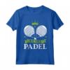 Giocatori Di Padel Tennis - Padelista Re Del Padel Maglietta - Ideale Regalo per Amanti del Padel Tennis