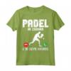 Padel Tennis Padel mi chiama e io devo andare Maglietta - Design Fresco per Giocatori Professionisti e Principianti