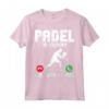 Padel Tennis Padel mi chiama e io devo andare Maglietta - Design Fresco per Giocatori Professionisti e Principianti