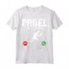 Padel Tennis Padel mi chiama e io devo andare Maglietta - Design Fresco per Giocatori Professionisti e Principianti