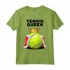 Tennis Queen | Maglietta da tennis da donna - Camicie da tennis ragazze - Ideale per giocatori e appassionati