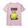 Tennis Queen | Maglietta da tennis da donna - Camicie da tennis ragazze - Ideale per giocatori e appassionati