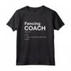 Fencing Coach T-Shirt Love Team Coaching - Maglietta Allenatore di Scherma con Definizione Unica - Regalo di Natale per Allenatori di Scherma