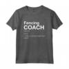 Fencing Coach T-Shirt Love Team Coaching - Maglietta Allenatore di Scherma con Definizione Unica - Regalo di Natale per Allenatori di Scherma