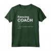 Fencing Coach T-Shirt Love Team Coaching - Maglietta Allenatore di Scherma con Definizione Unica - Regalo di Natale per Allenatori di Scherma