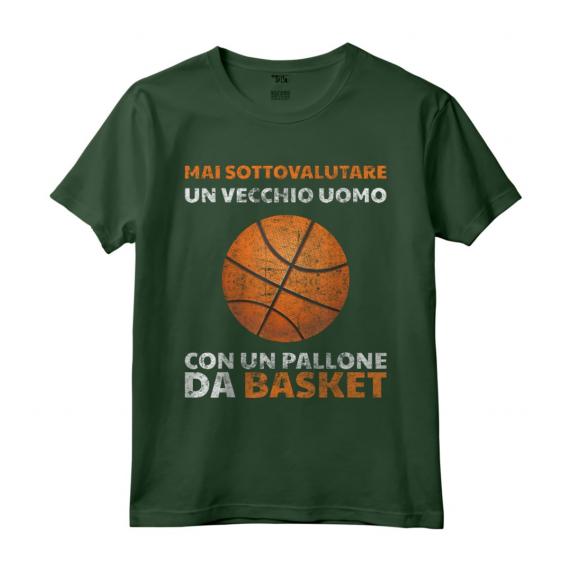 Basket Uomo Vintage Allenatore - T-shirt Pallacanestro Divertente Regalo per Compleanni e Natale