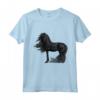 Vernice per Cavalli Equestre - Maglietta Cavaliere Frisone Regalo per Amanti dell'Equitazione - Ideale per Natale e Ringraziamento