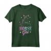 Cavallo Maglietta Ragazze Donne Equestre Uniche - Regalo Cavalli per Appassionati - Ideale per Compleanno