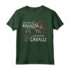 Maglietta Cavallo Donne Ragazze - Regalo Equestre per Amanti dei Cavalli - Vivi la Vita al Galoppo