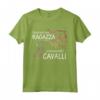 Maglietta Cavallo Donne Ragazze - Regalo Equestre per Amanti dei Cavalli - Vivi la Vita al Galoppo