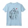 Ragazza dei Cavalli Ama l'Amante dei Cavalli del Cavaliere Maglietta - Ideale per Sport Equestri e Dressage - Regalo Perfetto per Amanti dei Cavalli