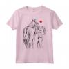 Ragazza dei Cavalli Ama l'Amante dei Cavalli del Cavaliere Maglietta - Ideale per Sport Equestri e Dressage - Regalo Perfetto per Amanti dei Cavalli