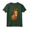 Cavallo San Valentino Camicia Cuore Pony Equitazione Ragazze Maglietta - Regalo Perfetto per le Appassionate di Equitazione